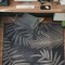 World Rug Gallery Bahama Palm Frond Indoor/Outdoor Non-Shedding Area Rug 7'10'' x 10 Gray 430GRAY8X10 - alternate 5